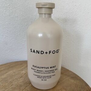 Sand + Fog Eucalyptus Mint Body‎ Was Shower Gel Jumbo 32 oz Bottle